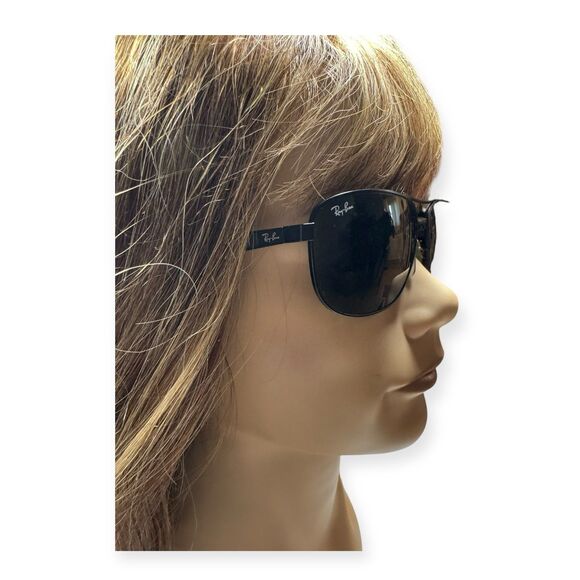 Ray-Ban RB 3528 Aviator Sunglasses Black‎ Frames 145mm - Picture 8 of 9